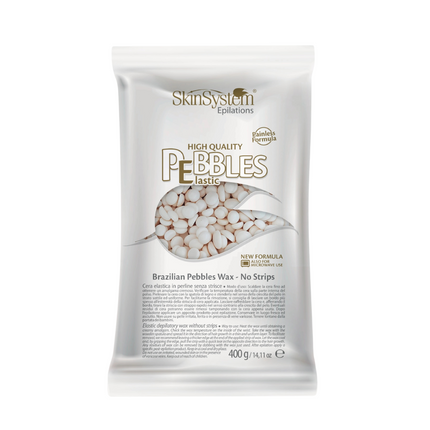 SkinSystem Pebbles Cire Dépilatoire – Crème Vanille 400 g
