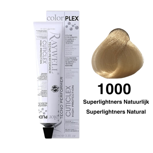 Raywell ColorPlex – Coloration Permanente – 1000 – Superlightner Naturel – 100 ml
