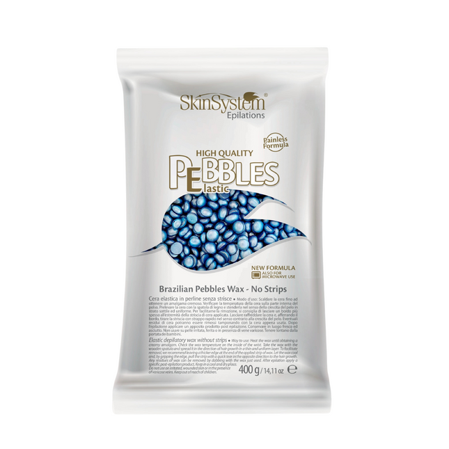 SkinSystem Pebbles Cire Dépilatoire – Crème Azulène 400 g
