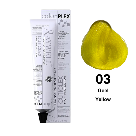 Raywell ColorPlex - Coloration Permanente - 03 - Jaune - 100 ml
