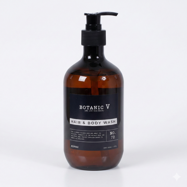 KUMAI Botanic V Hair &amp; Body Wash 475ML