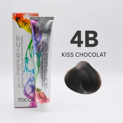 Tricol Xperience - Permanente Haarverf - 4B - KISS CHOCOLADE - 100 ml