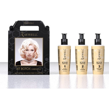 Raywell Kit Boto Hair Gold 3x 150ml