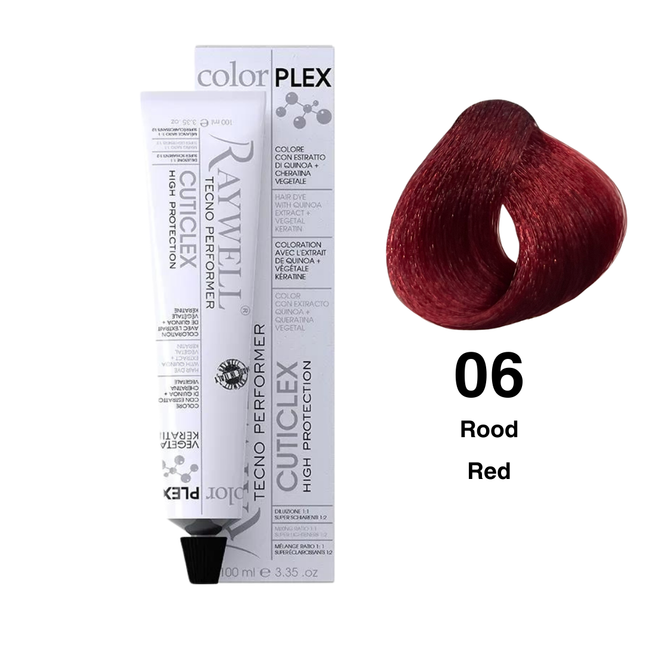 Raywell ColorPlex - Coloration Permanente - 06 - Rouge - 100 ml
