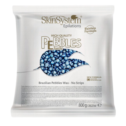 SkinSystem Cire Épilatoire Pebbles - Crème à l’Azulène 800g
