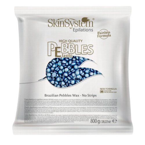 SkinSystem Cire Épilatoire Pebbles - Crème à l’Azulène 800g
