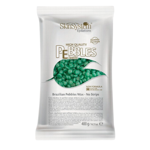 SkinSystem Cire Épilatoire Pebbles - Crème Chlorophylle 400g
