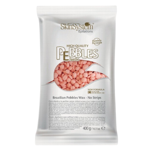 SkinSystem Cire Épilatoire Pebbles - Crème Rose 400g