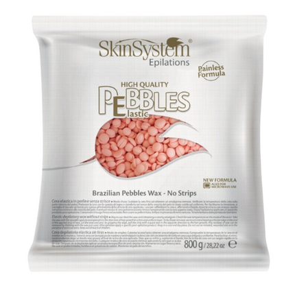 SkinSystem Cire Épilatoire Pebbles - Crème Rose 800g