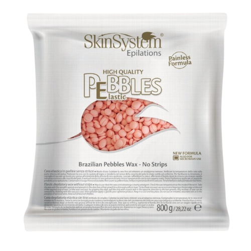 SkinSystem Cire Épilatoire Pebbles - Crème Rose 800g