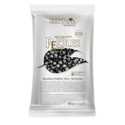 SkinSystem Cire Épilatoire Pebbles - Crème Noire 400g
