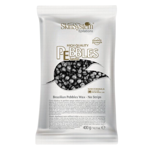 SkinSystem Cire Épilatoire Pebbles - Crème Noire 400g
