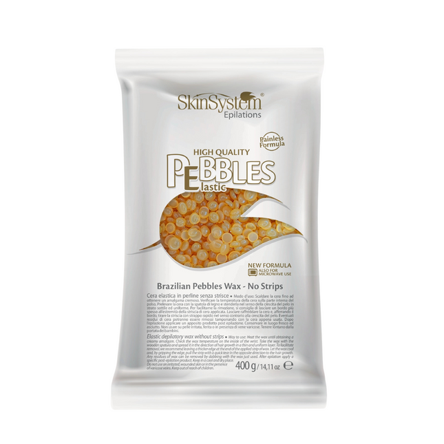 SkinSystem Pebbles Cire Dépilatoire – Crème au Miel 400 g
