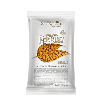 SkinSystem Pebbles Cire Dépilatoire – Crème Dorée 400 g
