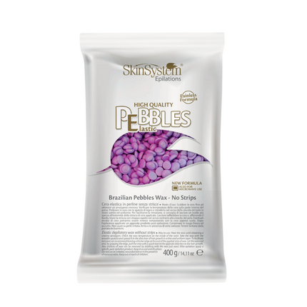 SkinSystem Pebbles Cire Dépilatoire – Crème Violet 400 g
